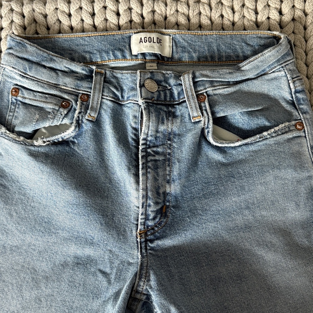 Agolde Light Blue Denim Jeans